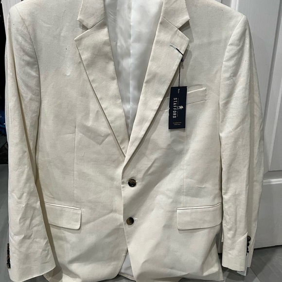 Stafford Men's Off-White Blazer